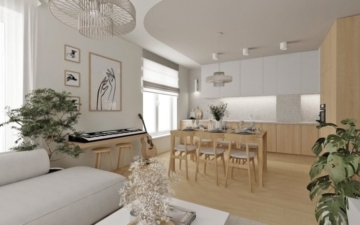 architekt Nysa, projekt wnętrza, japani